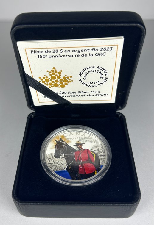 2023 Canada $20 Fine Silver150th Anniversary of the RCMP