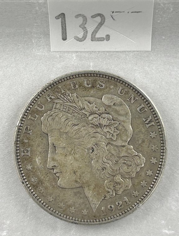 1921 Morgan Dollar VF (last year).