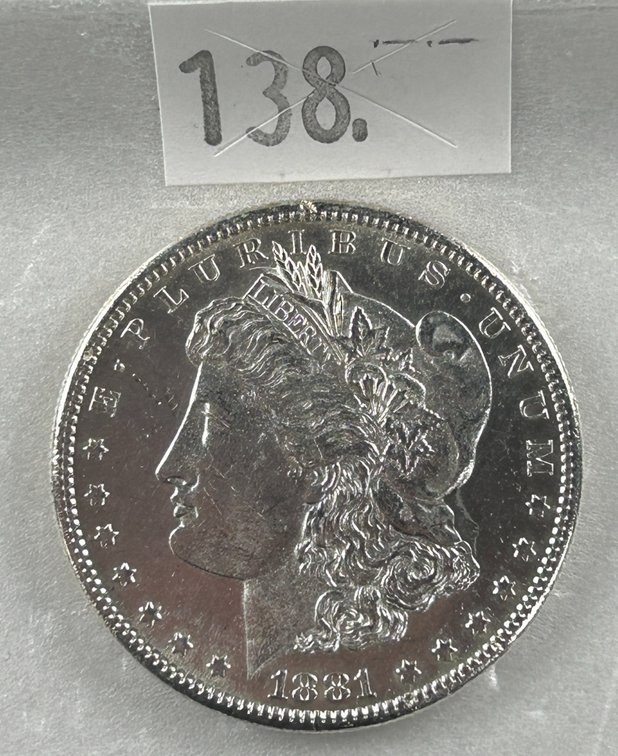 1881-S Morgan Dollar MS.