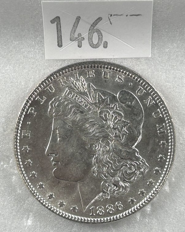 1886 Morgan Dollar MS.