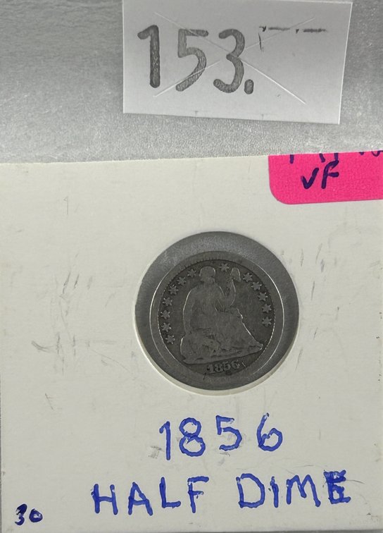 1856 Seated Liberty Half Dime G.