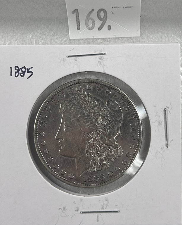 1885 Morgan Dollar EF.