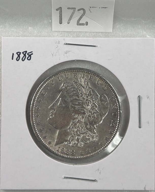 1888 Morgan Dollar EF-AU.