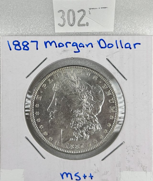 1887 Morgan Dollar MS.