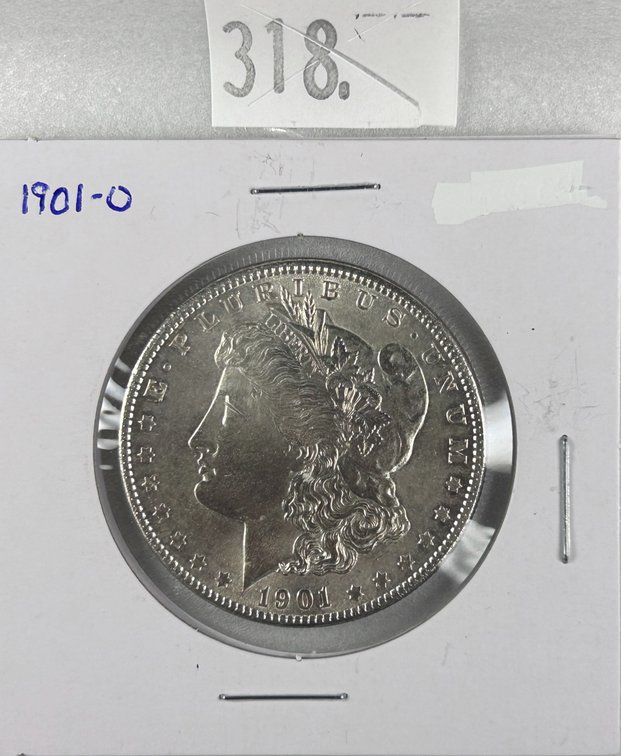 1901-O Morgan Dollar AU.
