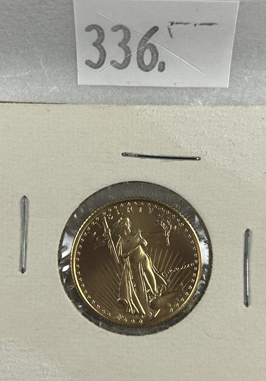 1986 $10.00 Gold Quarter Oz. American Eagle UNC.