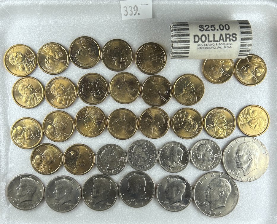 U.S. Coin Variety: $25 Roll 2000-P Sacagawea Dollars