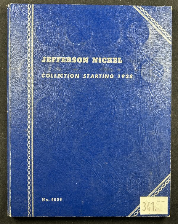 Jefferson Nickel Whitman Folder 9009 Complete