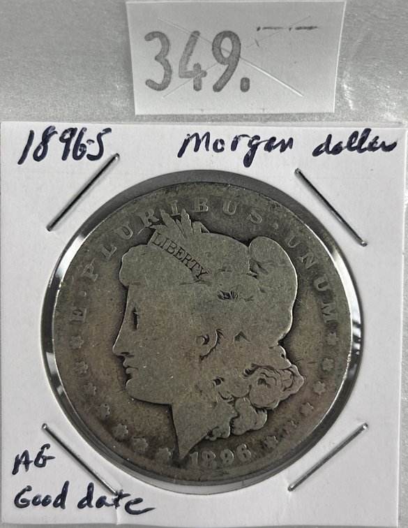 1896-S Morgan Dollar AG (good date).