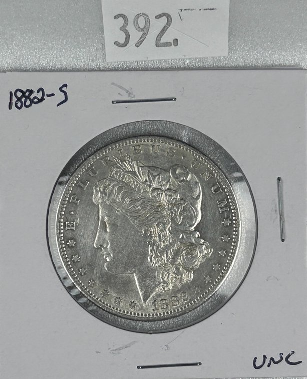 1882-S Morgan Dollar UNC.