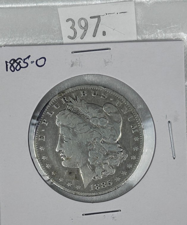 1885-O Morgan Dollar VF.