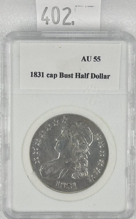 1931 Capped Bust Half Dollar AU-55.