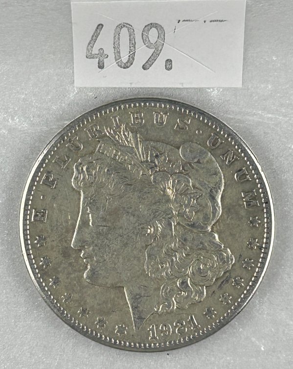 1921-S Morgan Dollar VF (last year).