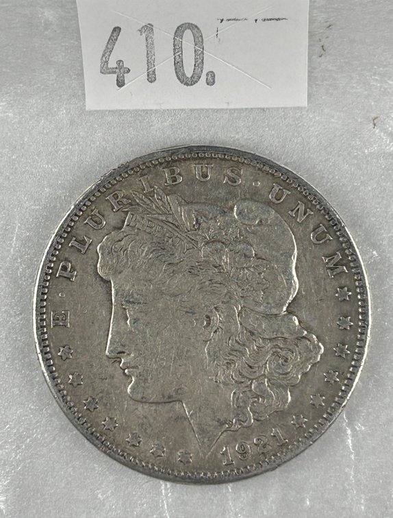1921-S Morgan Dollar VF (last year).