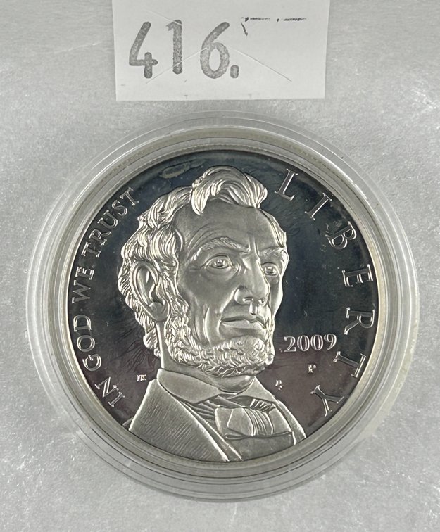 2009-P Lincoln Bicentennial Silver Dollar.