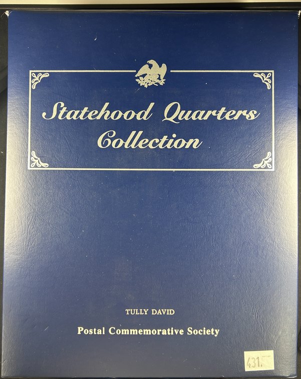 "Statehood Quarters Collection" Volume 1 Binder.