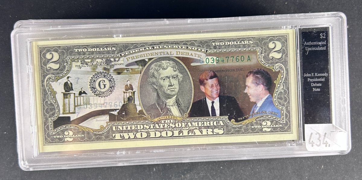 (7) UNC JFK Legacy $2 Notes.