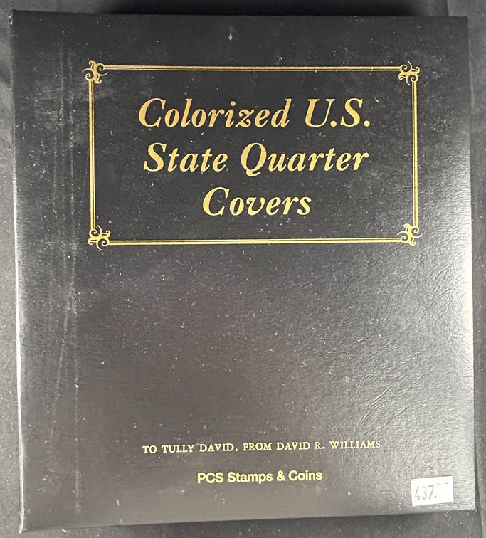"Colorized U.S. State Quarter Covers" Binder