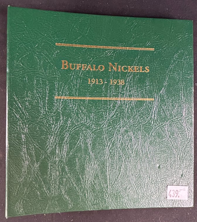 "Buffalo Nickels 1913-1938" Littleton Binder with (25) Nickels.