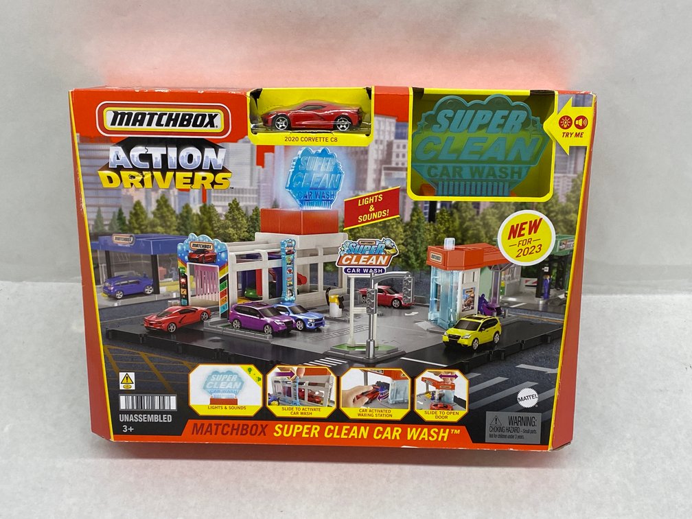 Matchbox Super Clean Car Wash Playset