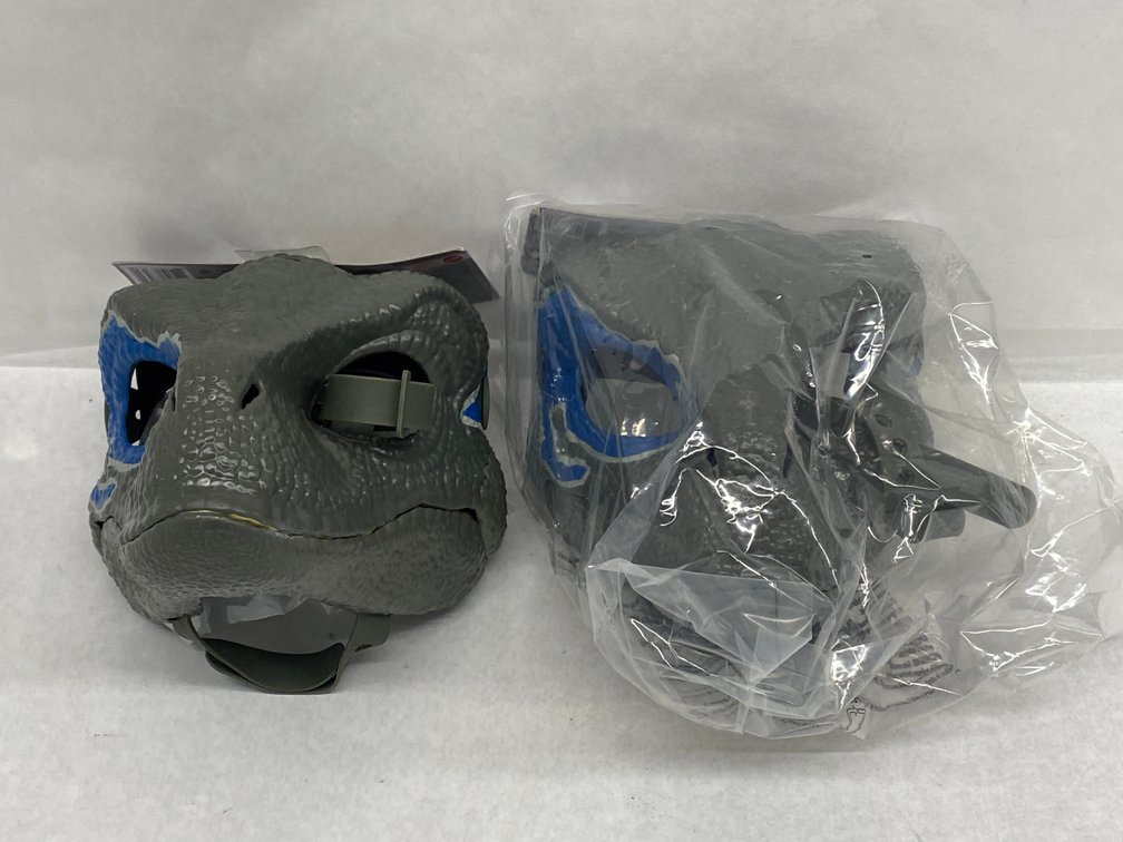 (2) Mattel Jurassic World Velociraptor "Blue" Mask