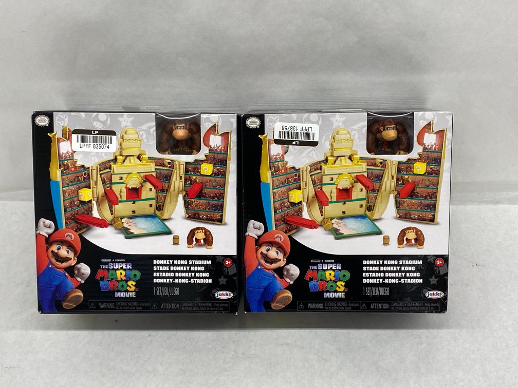 (2) Jakks Pacific Super Mario Bros Donkey Kong