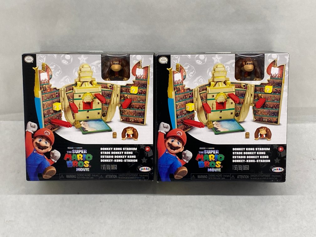 (2) Jakks Pacific Super Mario Bros Donkey Kong