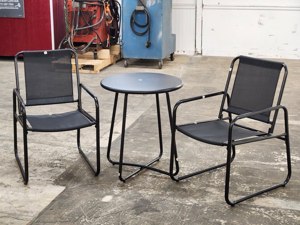 Room Essentials 3pc Metal Patio Bistro Set