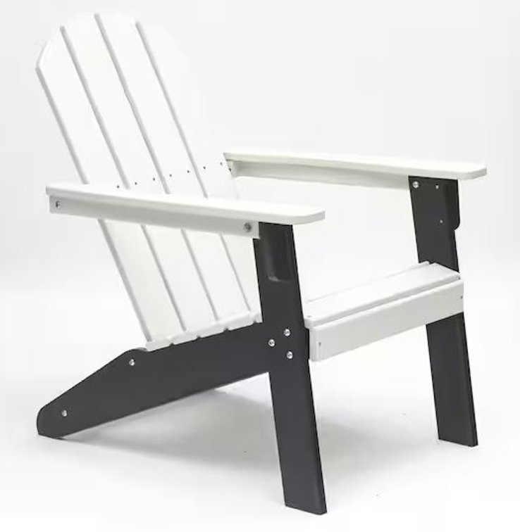 (2x) Outdoor HDPE Adirondack Chair