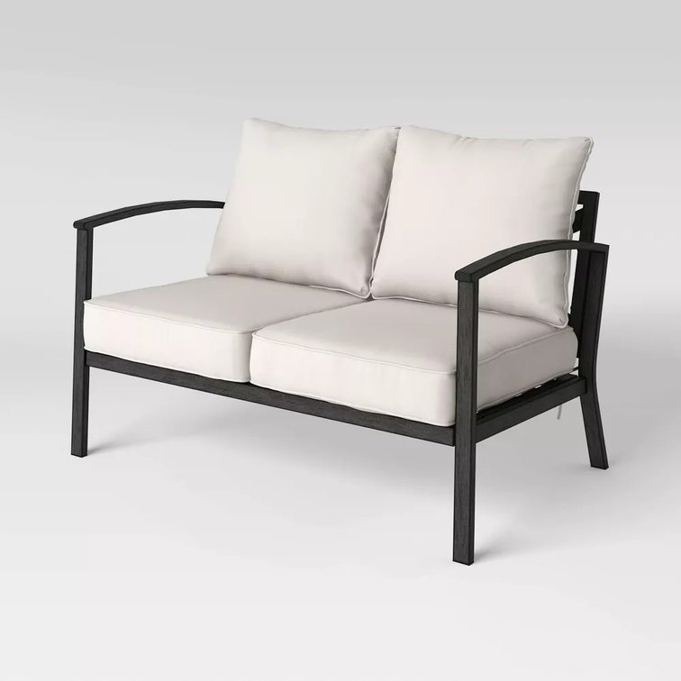 Threshold Rygate Weathered Teak Loveseat