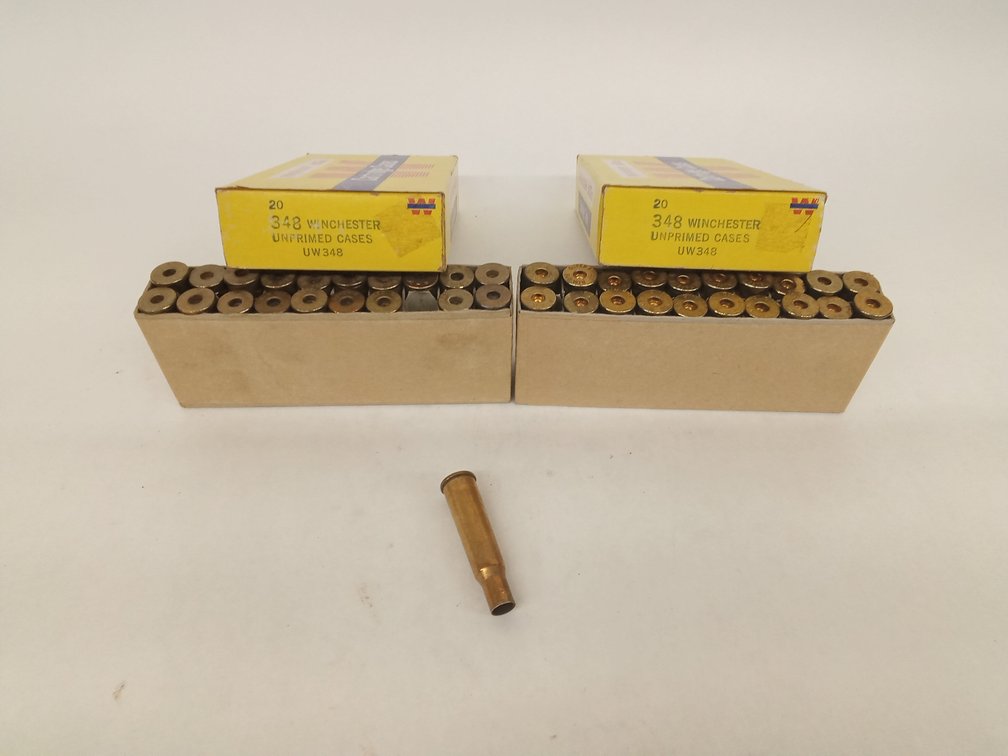 (40 Pcs.) 348 WIn Brass Casings, New