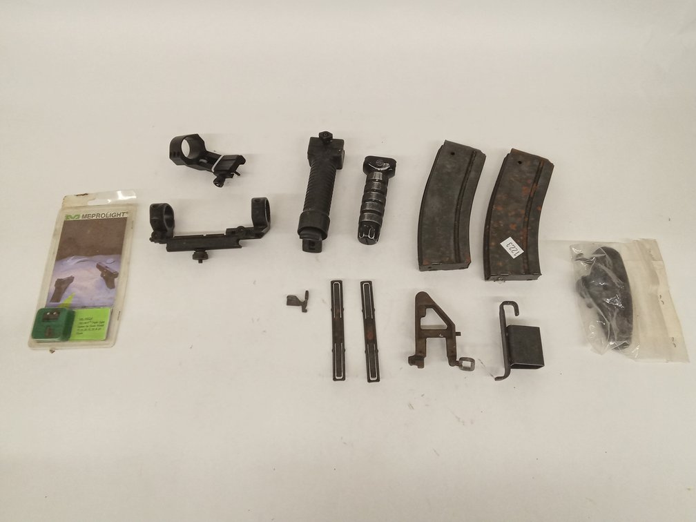 (13 Pcs.) Mixed Lot AR Mags, Scope Mts, & More