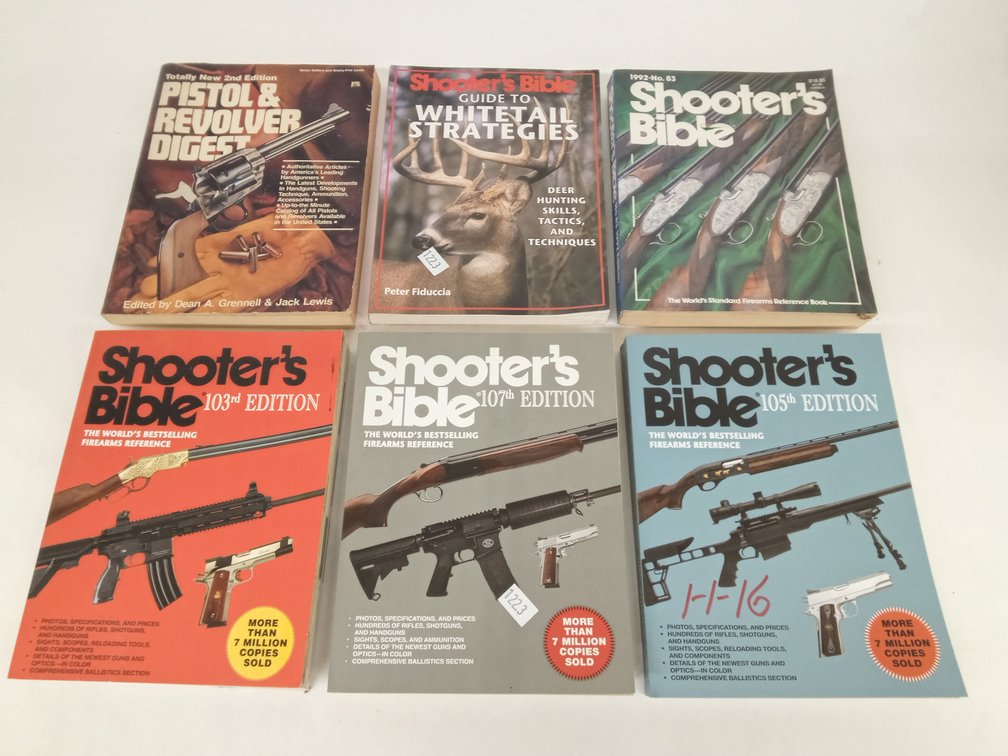 (6 Pcs.) Shooters Bibles, Books & Digest