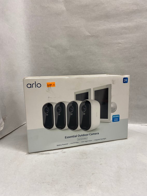Arlo 2K Essential Battery Powered Outdoor Camera Set