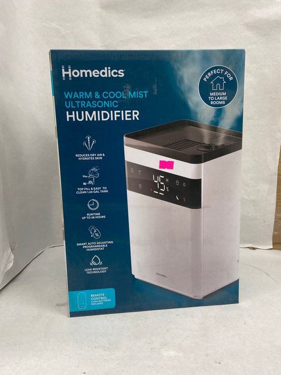 Homedics Warm & Cool Mist Humidifier