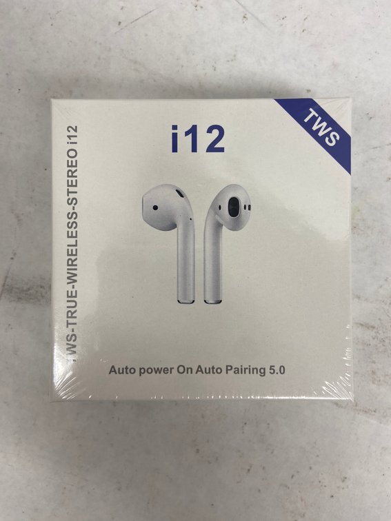 (2x Bid)True Wireless i12 Earbuds W/Case