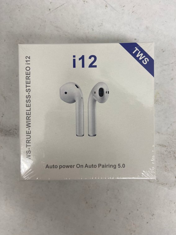 (2x Bid)True Wireless i12 Earbuds W/Case