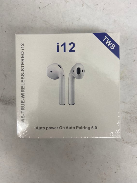 (2x Bid)True Wireless i12 Earbuds W/Case