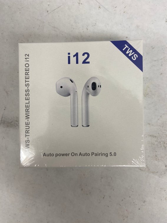 (2x Bid)True Wireless i12 Earbuds W/Case