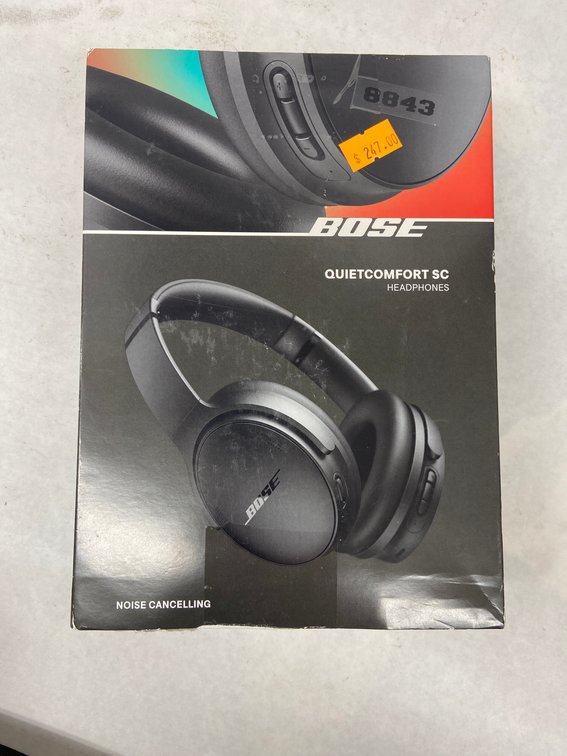 Bose WL Noise Cancelling Headphones W/Case