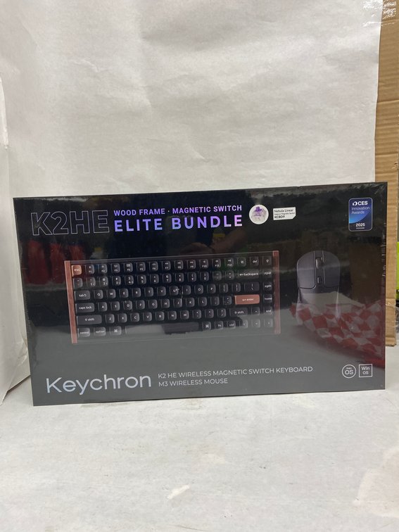 Keychron K2HE WL Magnetic Keyboard W/WL Mouse