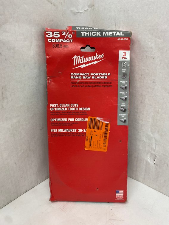 Milwaukee 3pk 35-3/8"x14T Band Saw Blades 