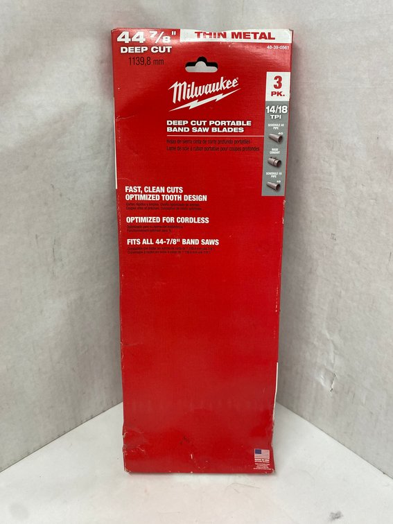 Milwaukee 3pk 44-7/8"x14T/18T Band Saw Blades 