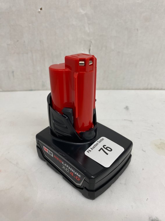 Milwaukee M12 4Ah RedLithium Battery 
