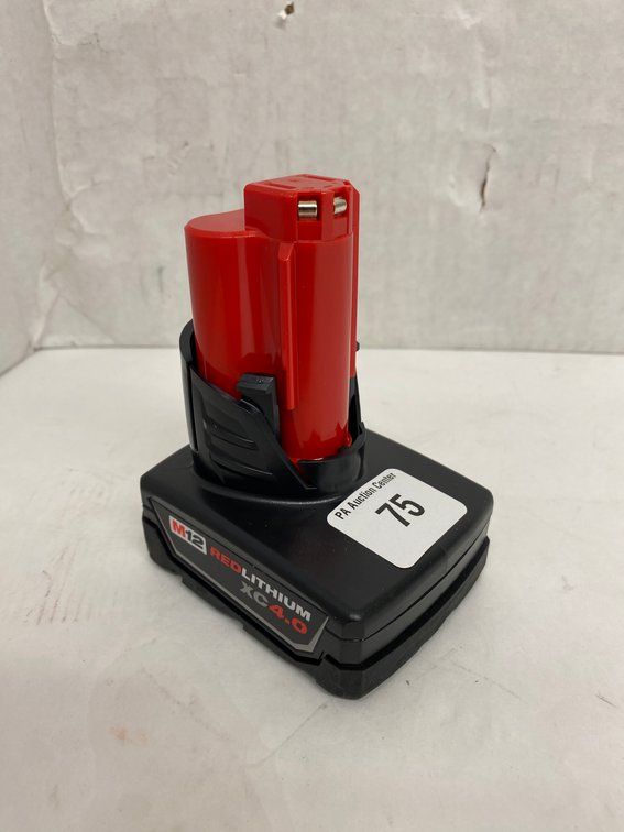 Milwaukee M12 4Ah RedLithium Battery 