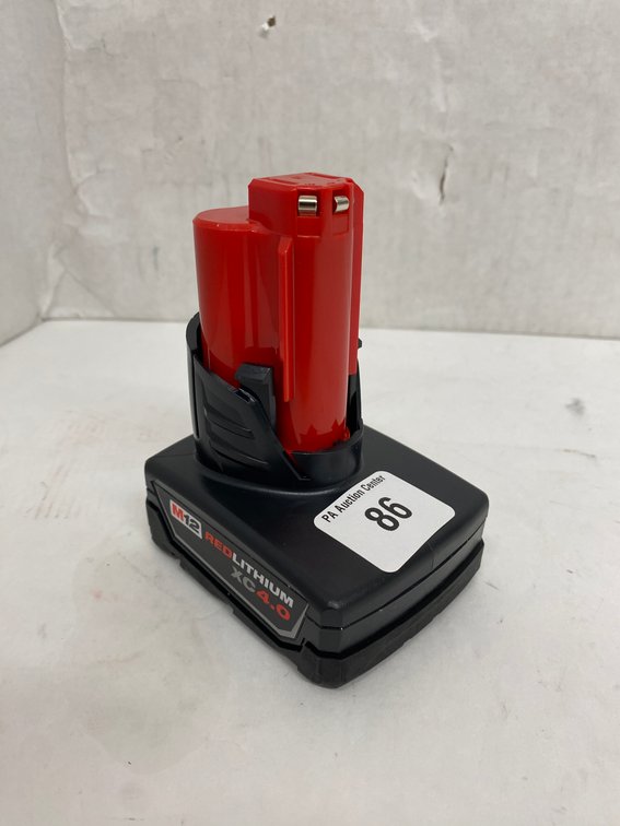 Milwaukee M12 4Ah RedLithium Battery 