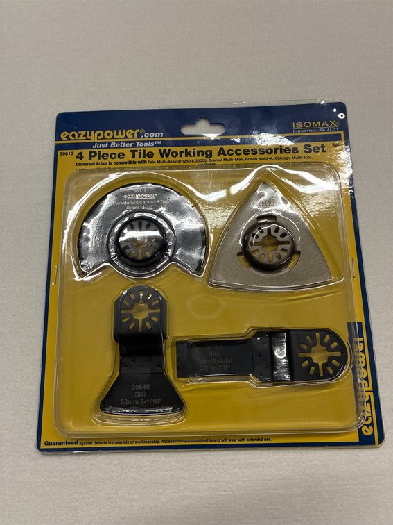 (10x) Eazypower 4 Piece Tile Working Accessories Set