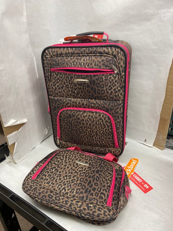 Rockland 2pc Carry-On Suitcase & Bag Set