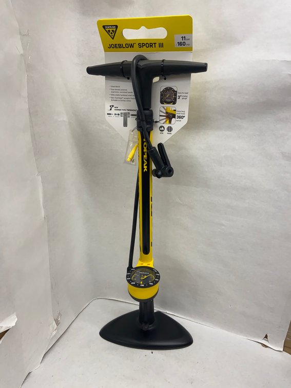(3x Bid)Top Peak Joe Blow Sport-3 Floor Pump
