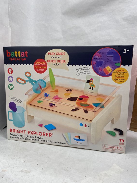 (4x Bid)Battat Bright Explorer Light Box Playset